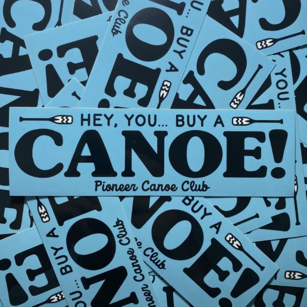 Buy A Canoe Sticker